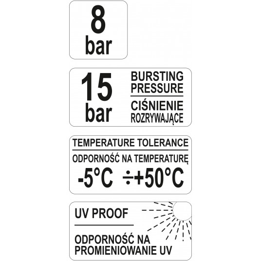 WĄŻ OGRODOWY PRACTIC LINE 1cal 50M -zdjęcie numer 4