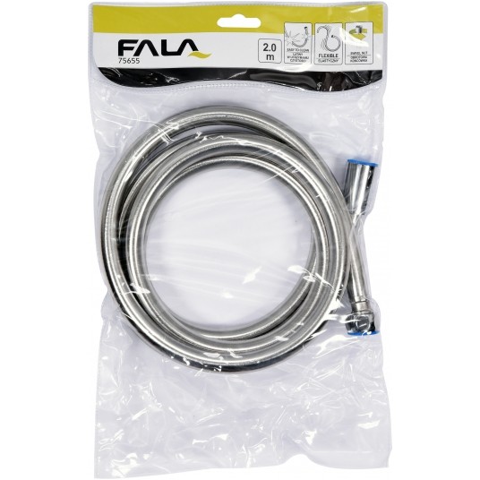 WĄŻ PRYSZNICOWY 2.0M PVC EXTRA SILVER -zdjęcie numer 2