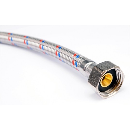 WĄŻ PRZYŁĄCZENIOWY F/F 1/2" 1/2" 1000MM -zdjęcie numer 3