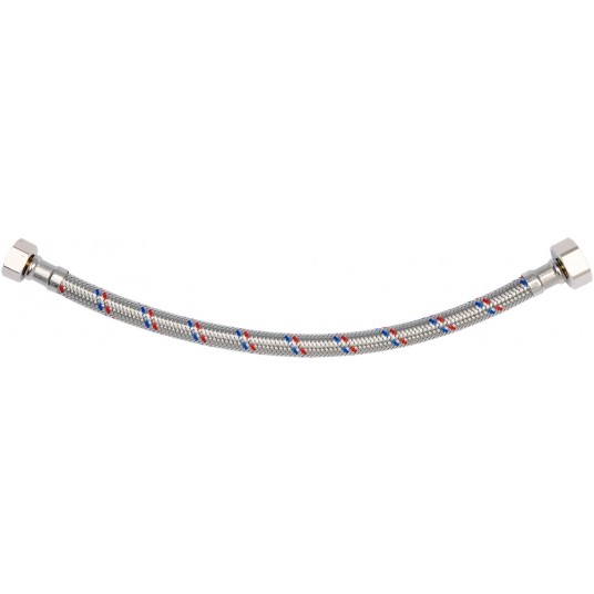 WĄŻ PRZYŁĄCZENIOWY F/F 1/2" 3/8" 300MM -zdjęcie numer 1
