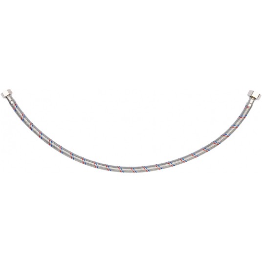 WĄŻ PRZYŁĄCZENIOWY F/F 1/2" 3/8" 600MM -zdjęcie numer 1