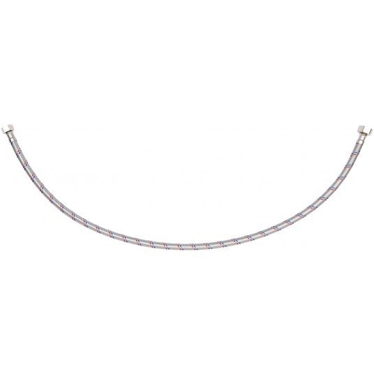 WĄŻ PRZYŁĄCZENIOWY F/F 1/2" 3/8" 800MM -zdjęcie numer 1