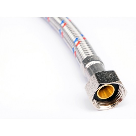 WĄŻ PRZYŁĄCZENIOWY F/F 3/8" 3/8" 1000MM -zdjęcie numer 3