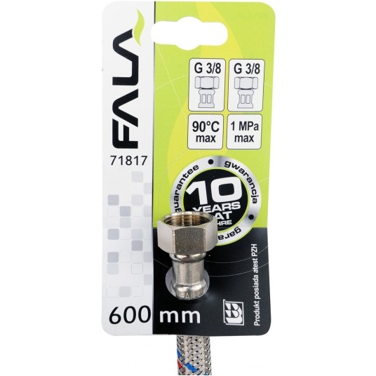 WĄŻ PRZYŁĄCZENIOWY F/F 3/8" 3/8" 600MM -zdjęcie numer 3