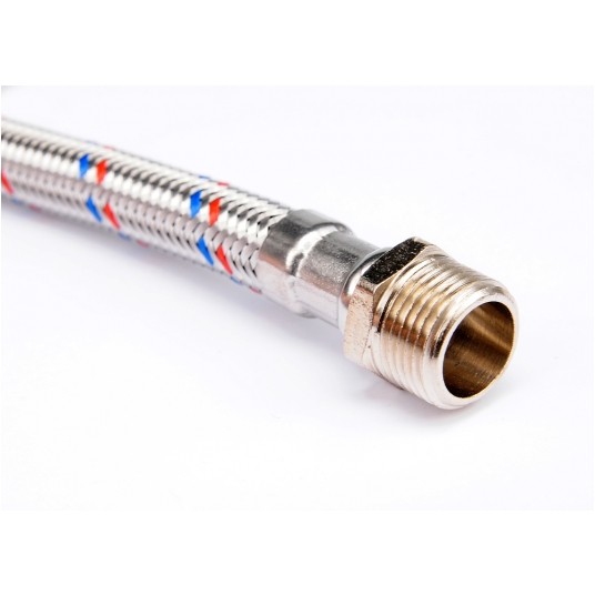 WĄŻ PRZYŁĄCZENIOWY F/M 1/2" 3/8" 1000MM -zdjęcie numer 2