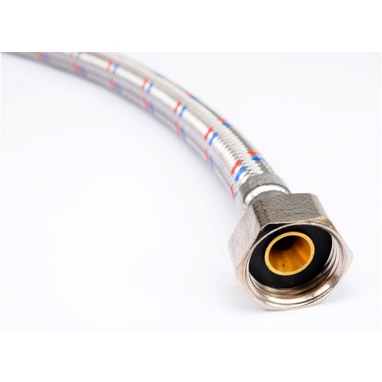 WĄŻ PRZYŁĄCZENIOWY F/M 1/2" 3/8" 1000MM -zdjęcie numer 3