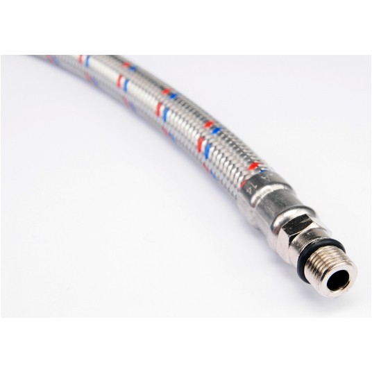 WĄŻ PRZYŁĄCZENIOWY F/M 3/8" M10x1 800MM -zdjęcie numer 2