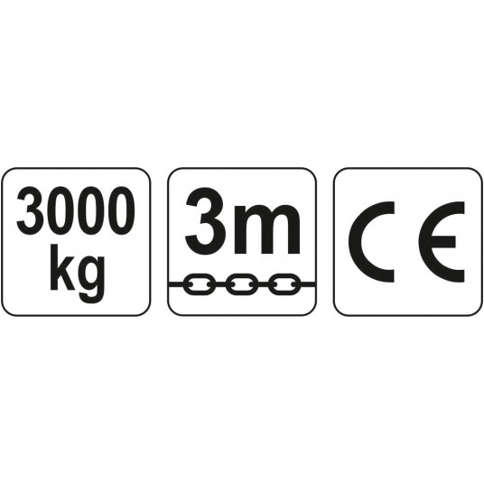 WCIĄGNIK ŁAŃCUCHOWY 3,0 T -zdjęcie numer 1