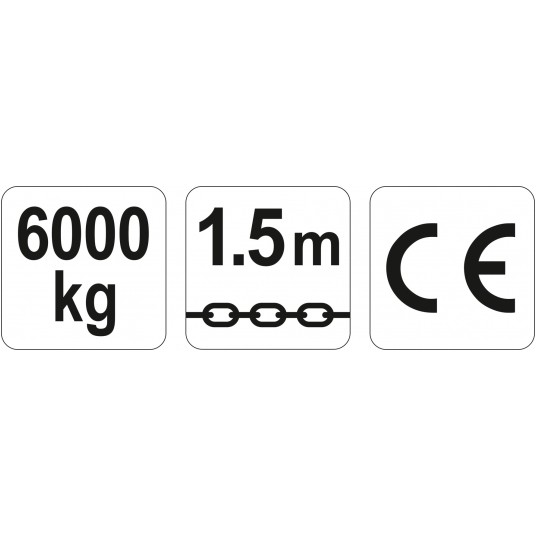 WCIĄGNIK ŁAŃCUCHOWY - DŹWIGNIOWY 6 T -zdjęcie numer 4
