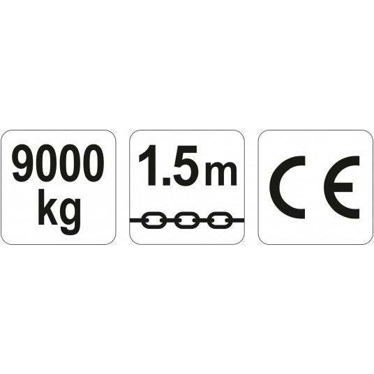 WCIĄGNIK ŁAŃCUCHOWY DŹWIGNIOWY 9 T -zdjęcie numer 4