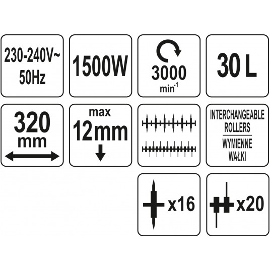 WERTYKULATOR ELEKTRYCZNY 1500W -zdjęcie numer 8