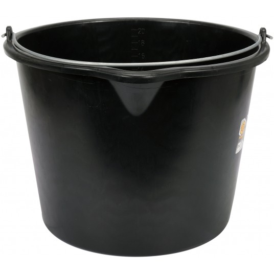 WIADRO BUDOWLANE Z WYPŁYWKĄ 20L -zdjęcie numer 1