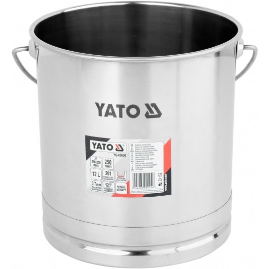 WIADRO ZE STALI NIERDZEWNEJ 12L -zdjęcie numer 1