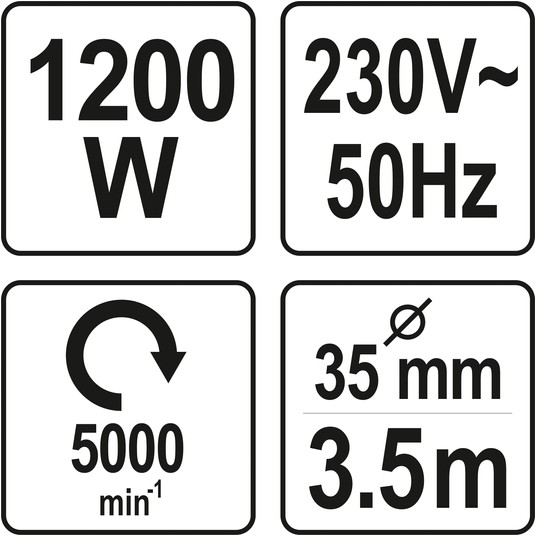 WIBRATOR DO BETONU 1200W+BUŁAWA 3M;35MM -zdjęcie numer 4