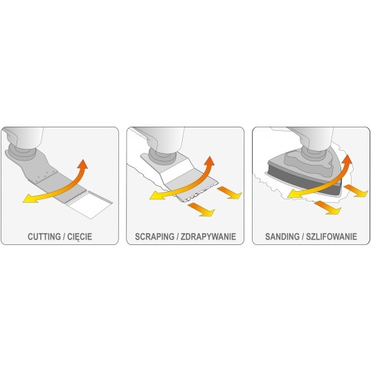 WIELOFUNKC. NARZĘDZIE OSCYLACYJNE 220W -zdjęcie numer 7