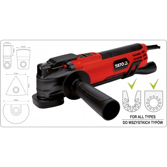 WIELOFUNKC. NARZĘDZIE OSCYLACYJNE 500W -zdjęcie numer 7