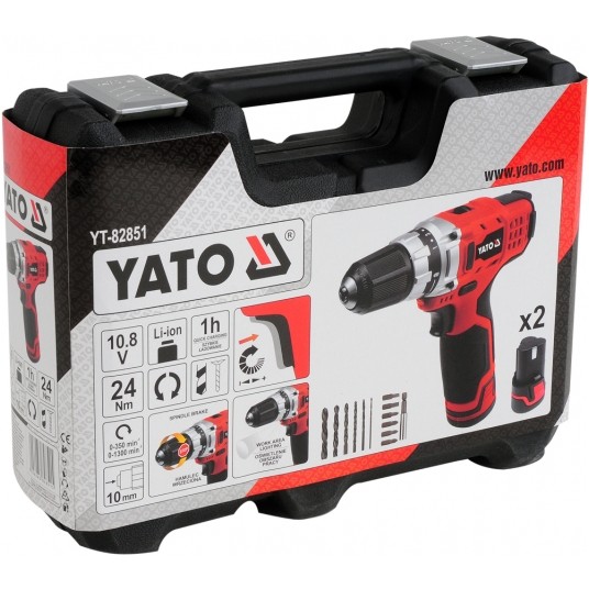 WIERT-WKRĘTARKA 10.8V Li-Ion 2 AKU 82851 YATO -zdjęcie numer 6