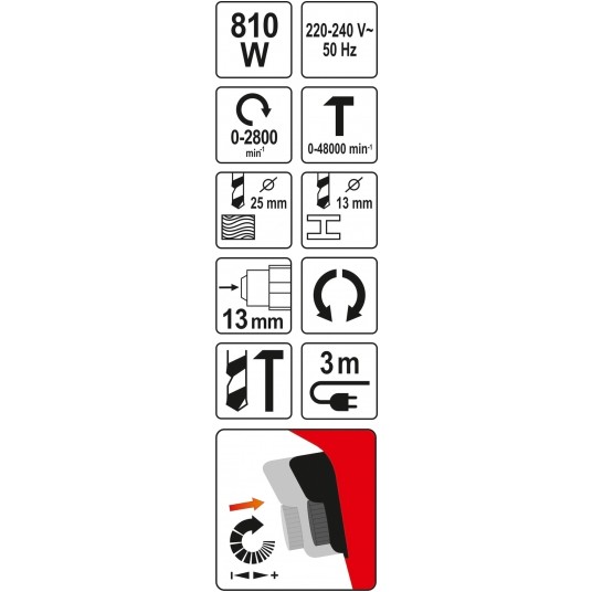 WIERTARKA UDAROWA 810W -zdjęcie numer 4