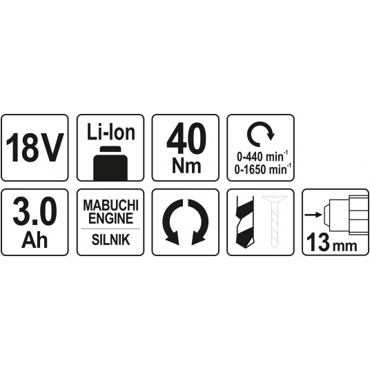 WIERTARKO-WKRĘTARKA 18V 2 AKUMULATORY -zdjęcie numer 6