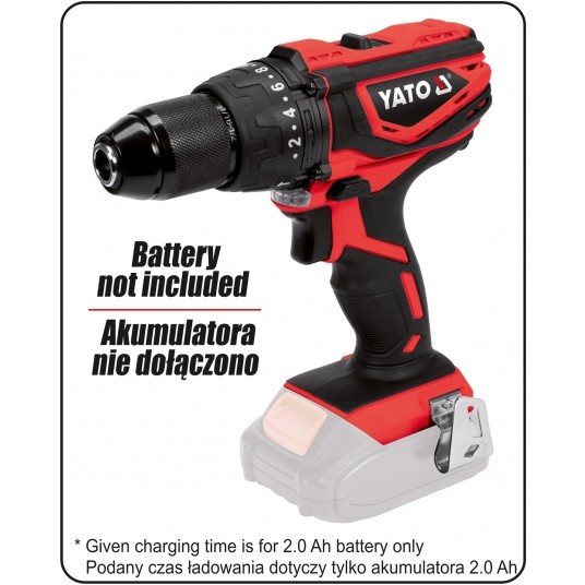 WIERTARKO-WKRĘTARKA UDAR.18V BEZ AKUMULA -zdjęcie numer 6