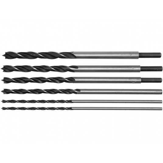 WIERTŁA DO DREWNA 300MM 6SZT.W ETUI 6-14 -zdjęcie numer 1