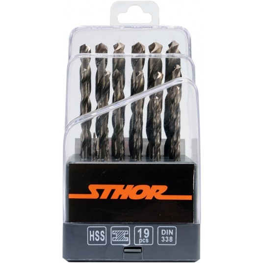 WIERTŁA DO METALU HSS 1-10MM /19SZT -zdjęcie numer 1