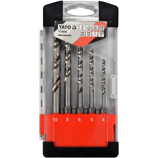 WIERTŁA DO METALU HSS 6542 5SZT SDS PLUS -zdjęcie numer 3