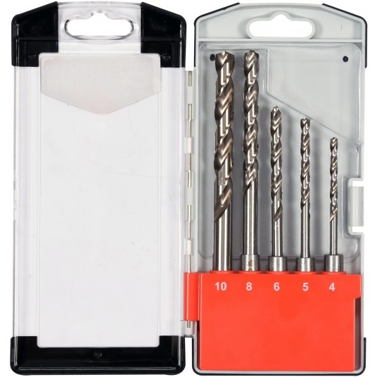 WIERTŁA DO METALU HSS 6542 5SZT SDS PLUS -zdjęcie numer 1