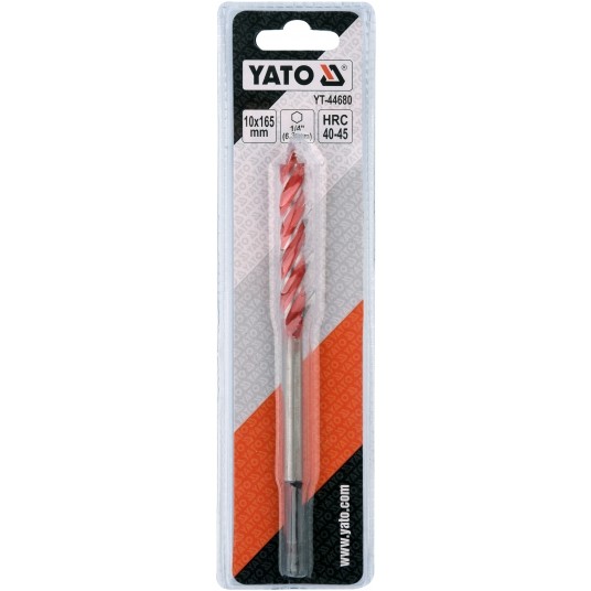 WIERTŁO DO DREWNA 4-OSTRZOWE 10MM HEX -zdjęcie numer 3