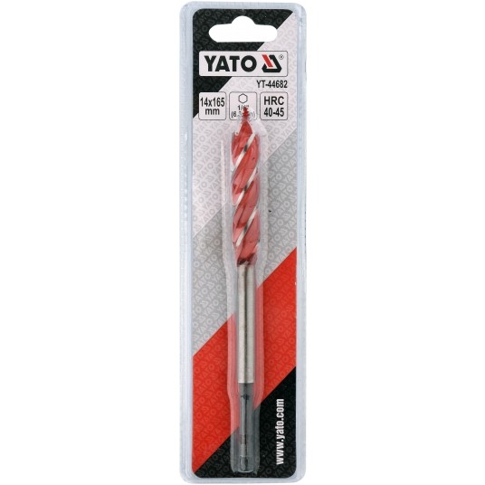 WIERTŁO DO DREWNA 4-OSTRZOWE 14MM HEX -zdjęcie numer 3