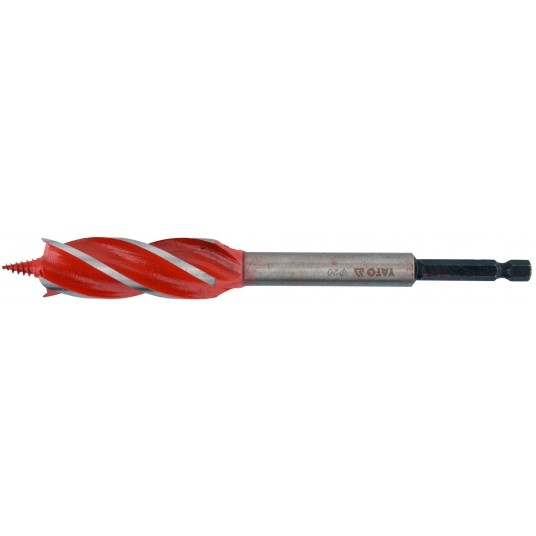 WIERTŁO DO DREWNA 4-OSTRZOWE 20MM HEX -zdjęcie numer 1