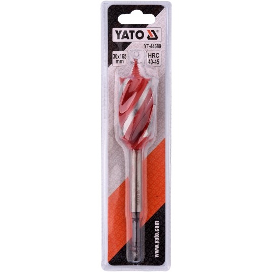 WIERTŁO DO DREWNA 4-OSTRZOWE 30MM HEX -zdjęcie numer 3