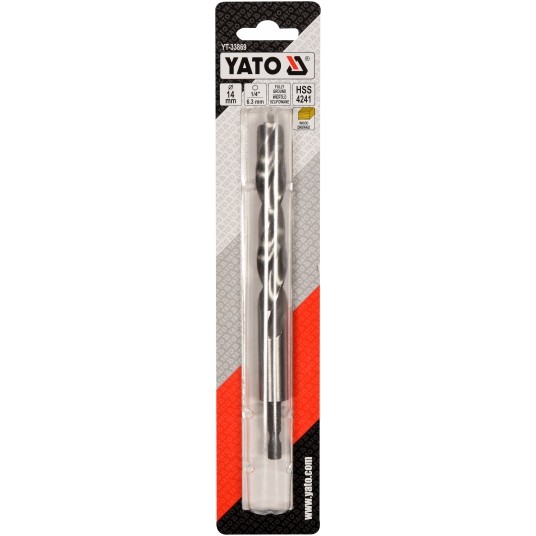 WIERTŁO DO DREWNA SPIRALNE 14MM HEX -zdjęcie numer 3