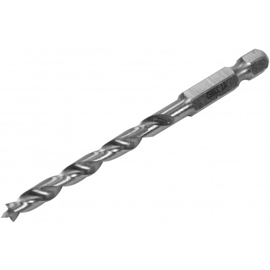 WIERTŁO DO DREWNA SPIRALNE 5MM HEX -zdjęcie numer 2