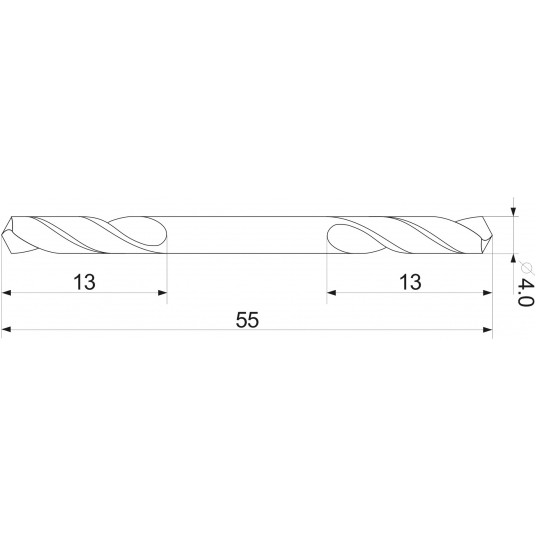 WIERTŁO DO METALU DWUSTRONNE 4,0MM -zdjęcie numer 5