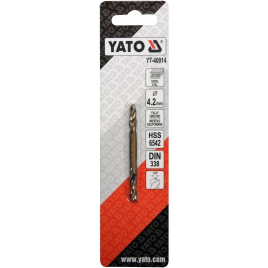 WIERTŁO DO METALU DWUSTRONNE 4,2MM -zdjęcie numer 3