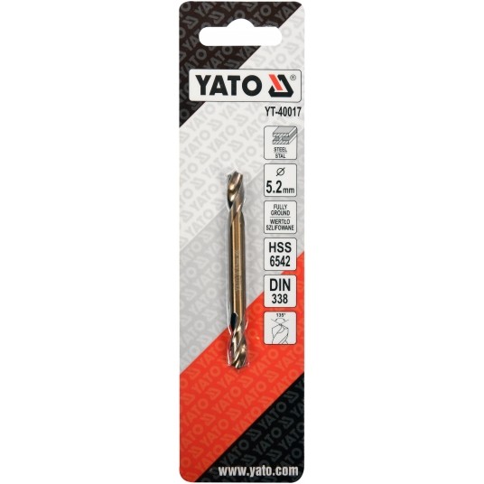 WIERTŁO DO METALU DWUSTRONNE 5,2MM -zdjęcie numer 3