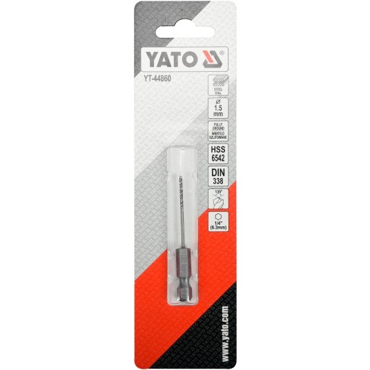 WIERTŁO DO METALU HSS 6542 1,5MM HEX -zdjęcie numer 3