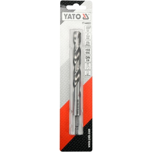 WIERTŁO DO METALU HSS 6542 12,0MM HEX -zdjęcie numer 3