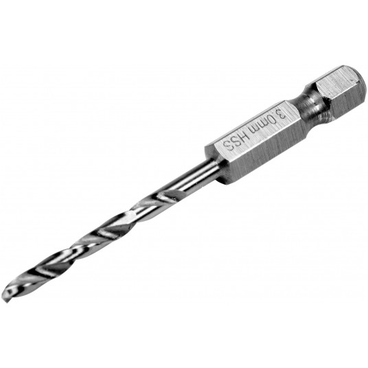 WIERTŁO DO METALU HSS 6542 3,0MM HEX -zdjęcie numer 2
