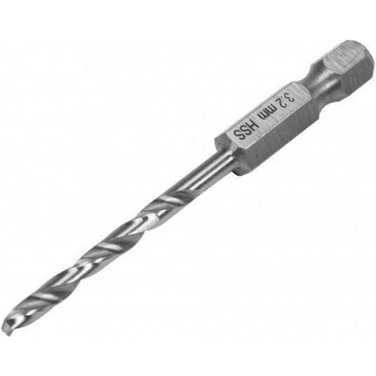 WIERTŁO DO METALU HSS 6542 3,2MM HEX -zdjęcie numer 2