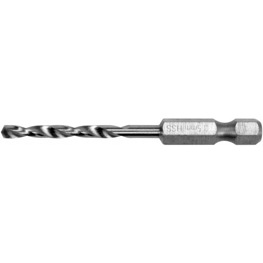 WIERTŁO DO METALU HSS 6542 3,5MM HEX -zdjęcie numer 1