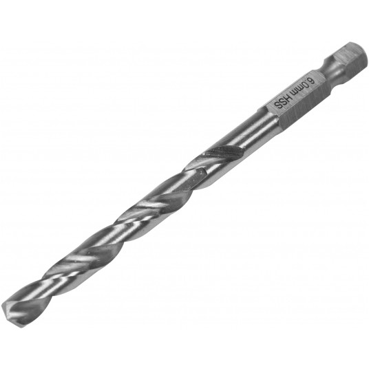 WIERTŁO DO METALU HSS 6542 6,0MM HEX -zdjęcie numer 2