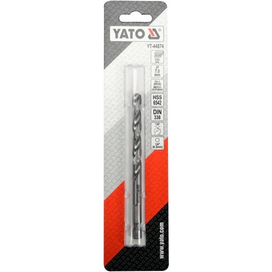 WIERTŁO DO METALU HSS 6542 7,0MM HEX -zdjęcie numer 3