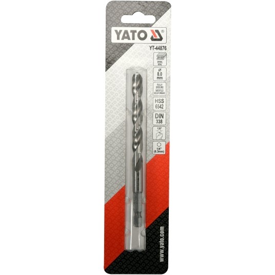 WIERTŁO DO METALU HSS 6542 8,0MM HEX -zdjęcie numer 3