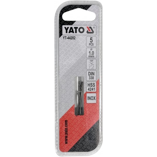 WIERTŁO DO METALU HSS PREMIUM 1,0MM 5SZT -zdjęcie numer 3