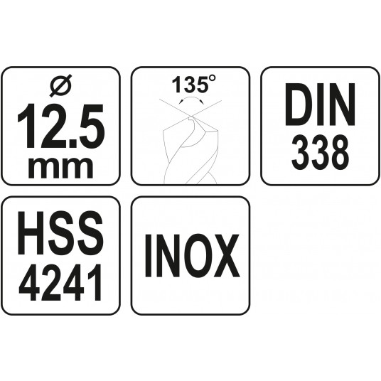 WIERTŁO DO METALU HSS PREMIUM 12,5MM -zdjęcie numer 4