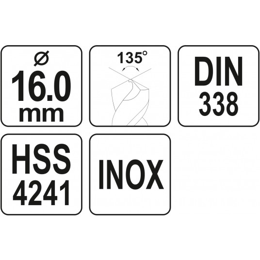 WIERTŁO DO METALU HSS PREMIUM 16MM -zdjęcie numer 4