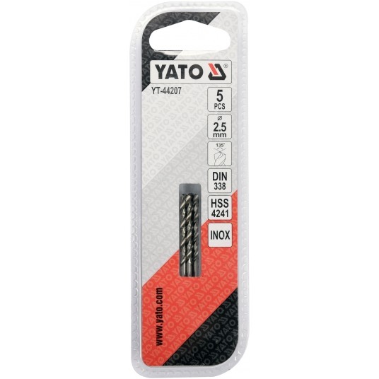 WIERTŁO DO METALU HSS PREMIUM 2,5MM 5SZT -zdjęcie numer 3