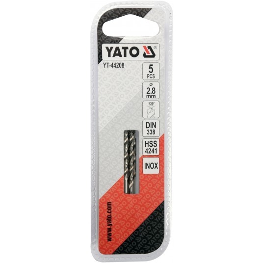 WIERTŁO DO METALU HSS PREMIUM 2,8MM 5SZT -zdjęcie numer 3